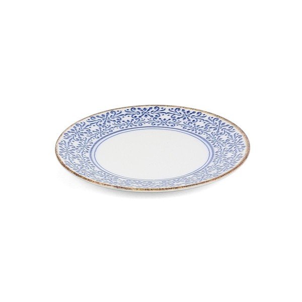 Bijeli/plavi desertni porculanski tanjur ø 16 cm Azul – BonBistro-image-2