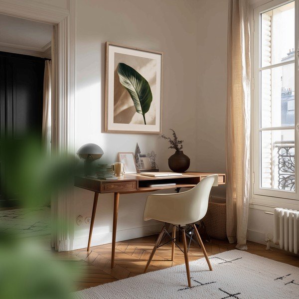 Tiskana slika s okvirom 50x70 cm Strelizia Leaf – Styler-image-2