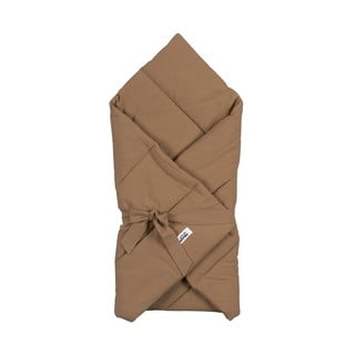 Smeđa pamučna deka za bebe 75x75 cm - Malomi Kids