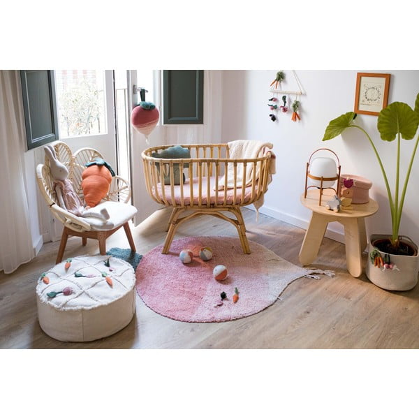 Ružičasti periv/ručno rađen pamučan dječji tepih 100x150 cm Ramona the Radish – Lorena Canals-image-1