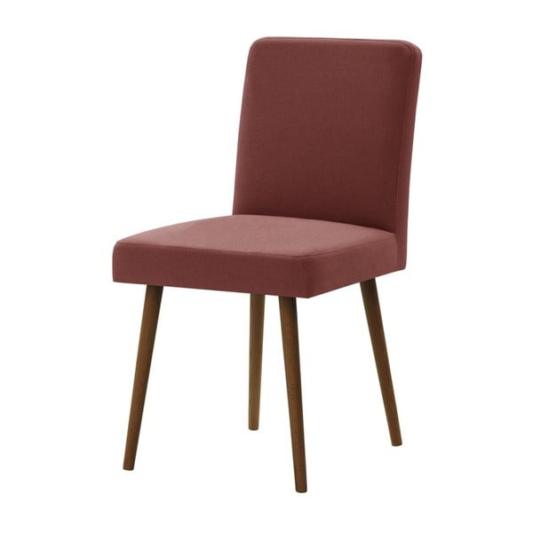 Cigla crvena stolica s tamnosmeđim nogama od bukve Ted Lapidus Maison Fragrance