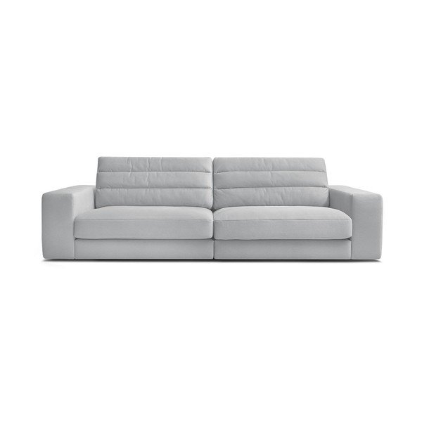 Svijetlo siva baršunasti sofa 276 cm Sierra – Bobochic Paris