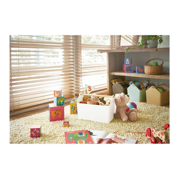 Bijela/u prirodnoj boji plastična kutija za pohranu 21x37x24 cm Favori – YAMAZAKI-image-3