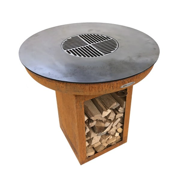 Smeđi vanjski roštilj na drva Remundi Carus M, ø 82 cm-image-2