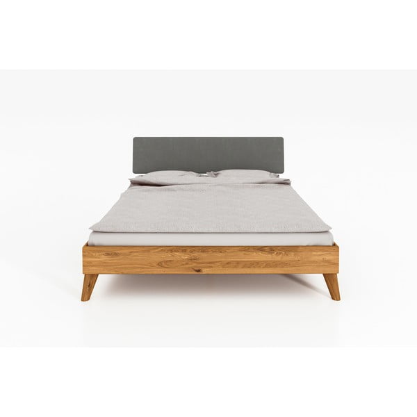Bračni krevet od hrastovog drveta 140x200 cm Greg 3 - The Beds-image-2