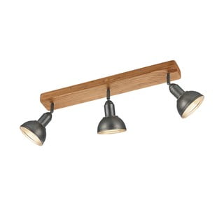 Tamno sivi/u prirodnoj boji reflektor 11x58 cm Delhi – Trio