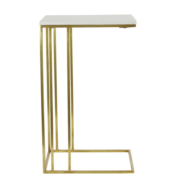 Pomoćni stol s pločom stola u mramornom dekoru 31x41 cm Roshan – Light & Living