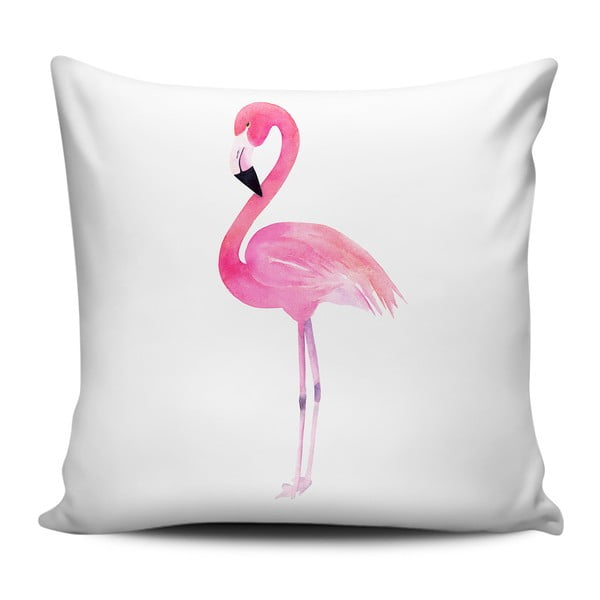 Home de Bleu jastuk oslikani flamingo, 43 x 43 cm