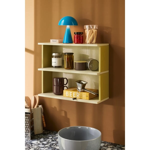 Žuta /siva polica s više razina 50 cm Pep – Hübsch-image-2