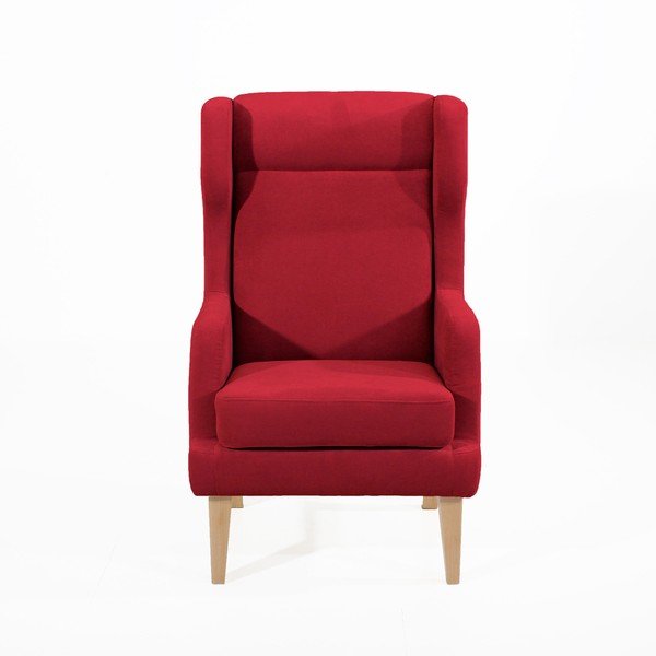 Crvena fotelja Max Winzer Bennet Suede-image-1