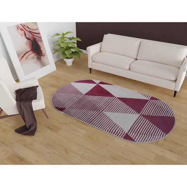 Bordo perivi tepih 80x120 cm Oval – Vitaus-image-1