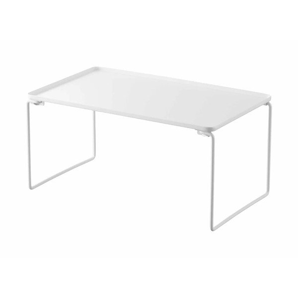 Bijela metalna dodatna kuhinjska polica 41x19 cm Tower – YAMAZAKI