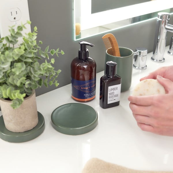 Zelena keramička posuda za sapun iDesign Eco Vanity-image-2