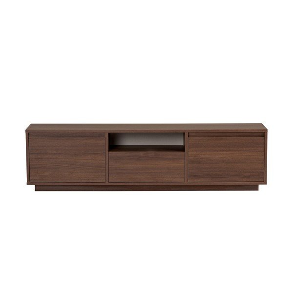 TV komoda u dekoru oraha u tamnoj prirodnoj boji 160x42x30 cm Sentinel – Kalune Design-image-4