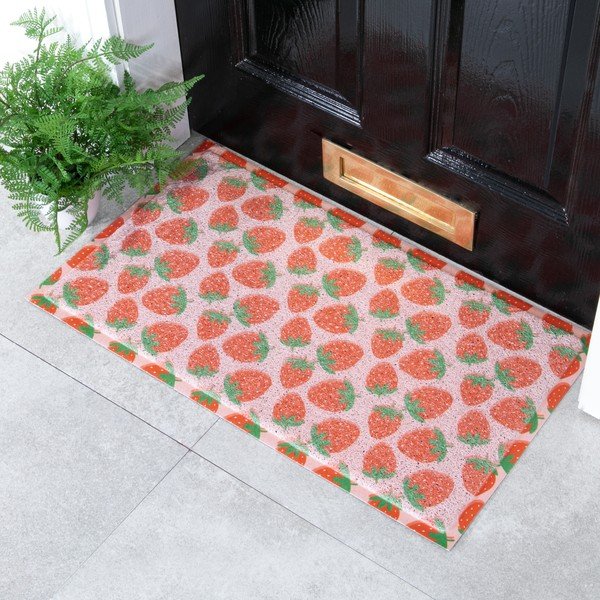 Otirač od PVC-a 40x70 cm Pink Strawberry – Artsy Doormats-image-1