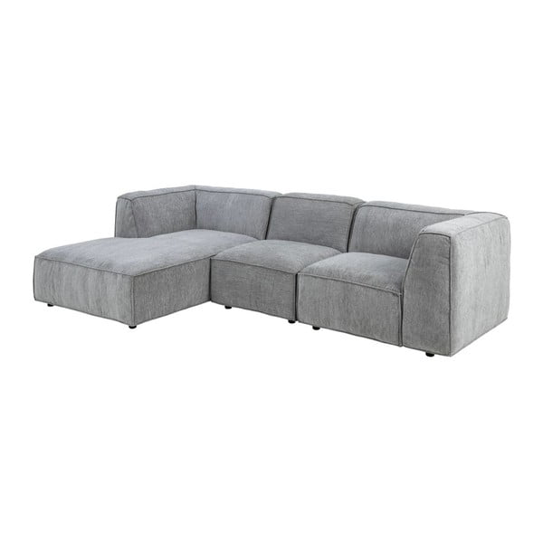 Svijetlosiva kutna garnitura Bonami Selection Fairfield, lijevi kut, 282 cm-image-3