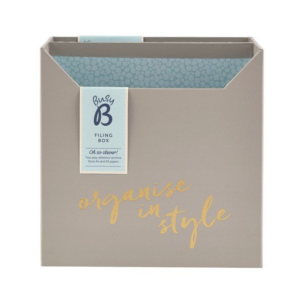 Sivi organizator za stol Busy B Filing Box-image-2