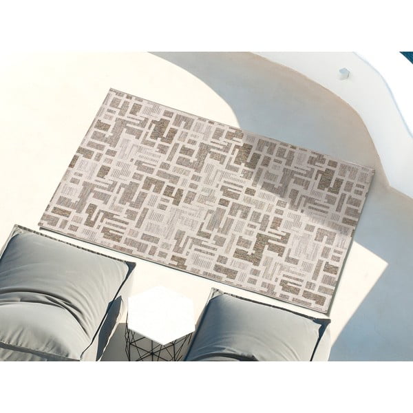 Bež vanjski tepih 77x150 cm Emma – Universal-image-1