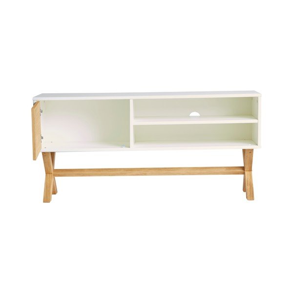 Bijeli TV stol Marckeric Leidi, 110 x 52 cm-image-4