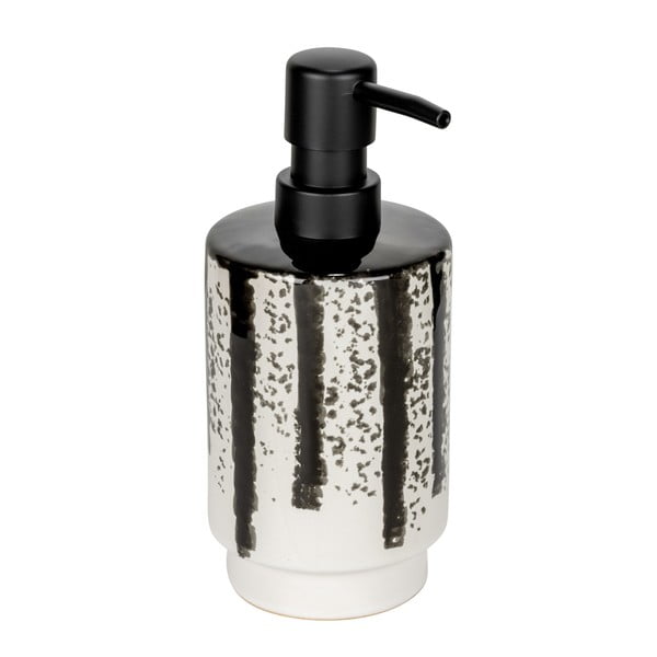 Crno-bijeli keramički dozator sapuna 340 ml Subiza – Wenko
