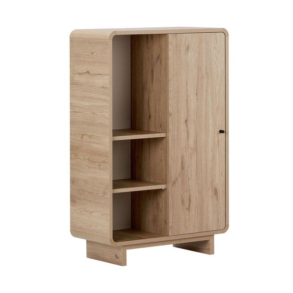 Ormarić u dekoru hrasta u svijetloj prirodnoj boji 70x110x34 cm Torina – Nordure