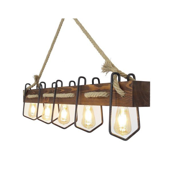 Viseća svjetiljka od borovine Jason-image-2