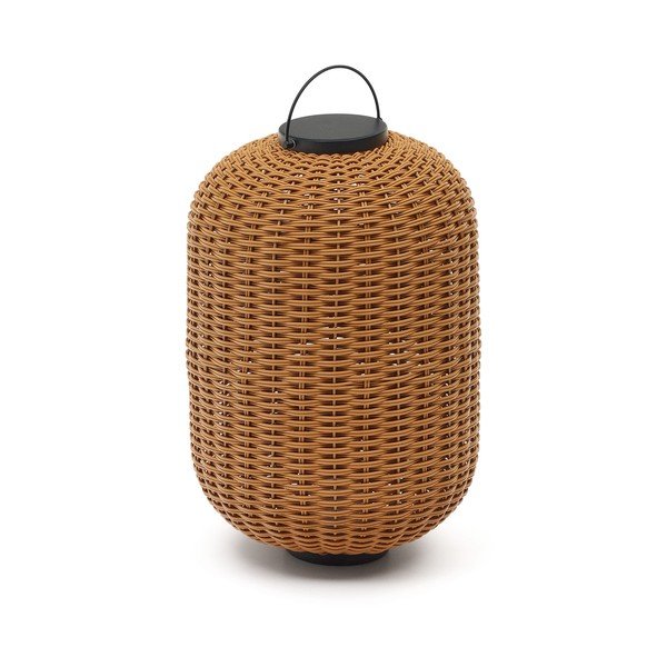 Smeđa LED lanterna s USB (visina 55 cm) Saranella – Kave Home