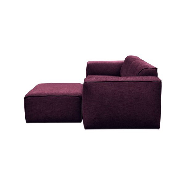 Ljubičasti trosjed s tabureom Cosmopolitan Design Phoenixom-image-2