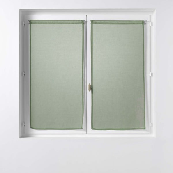 Kaki zelene prozirne zavjese u setu 2 kom 60x120 cm Sandra – douceur d'intérieur