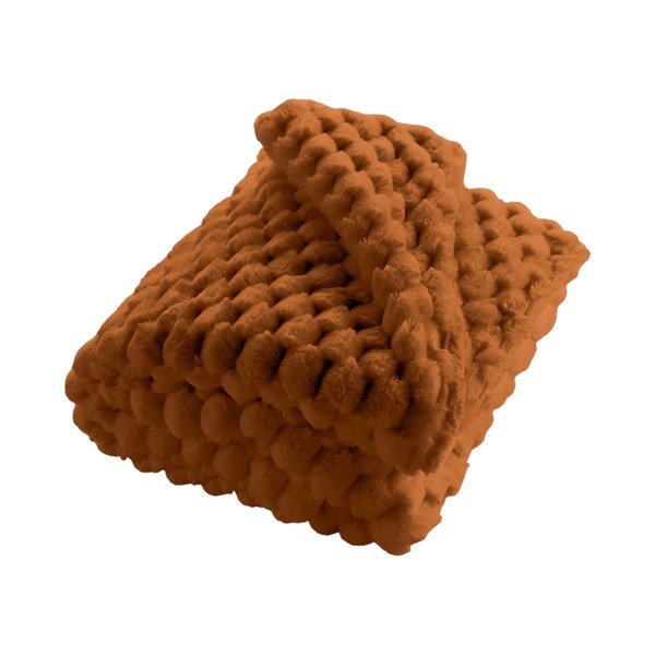 Svjetlo smeđa deka od mikropliša 220x240 cm Frosty – douceur d'intérieur