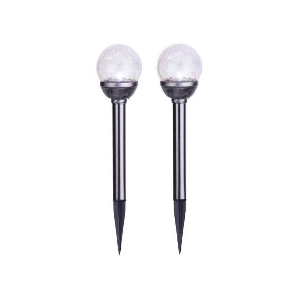 LED utične vanjske svjetiljke u setu 2 kom sa solarnim panel ø 8 cm Balls – Star Trading