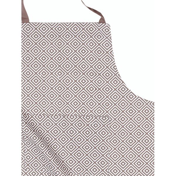 Smeđa pamučna pregača Tiseco Home Studio Tetris-image-2