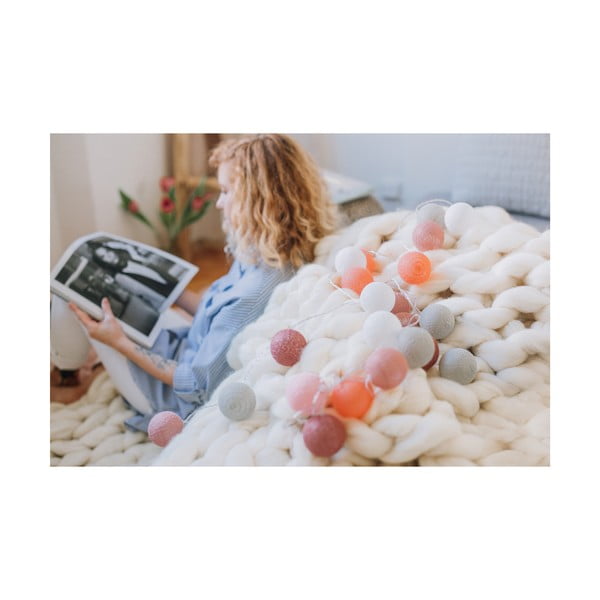 Bijeli rasvjetni lanac s LED žaruljama LUKKA, 30 lampica-image-3