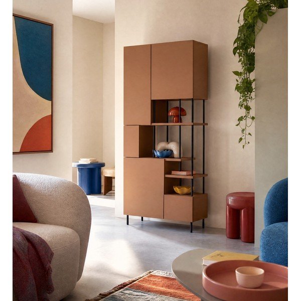 Ciglasta biblioteka 84x175 cm Perla – Marckeric-image-1