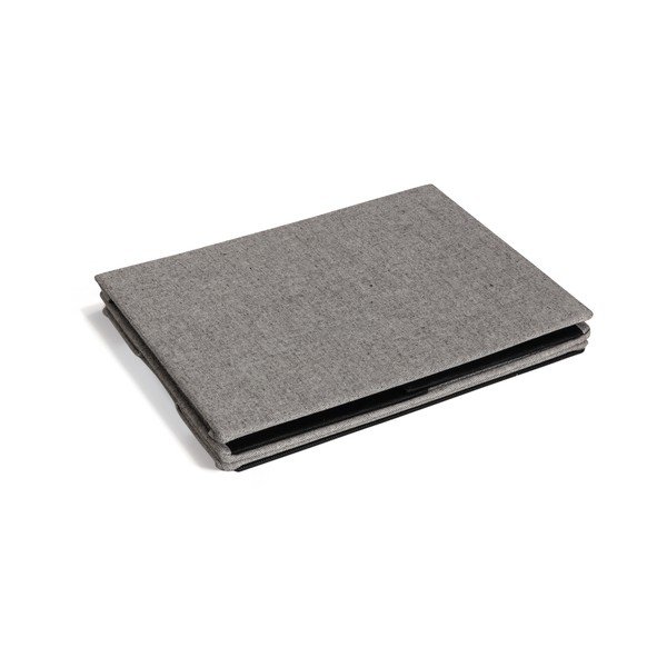 Siva tekstilna kutija za pohranu s poklopcem 27x36x19 cm Soft Storage Small – Bigso-image-4