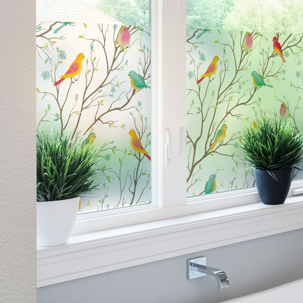 Naljepnica za prozor 200x40 cm Birds in the Forest - Ambiance-image-1