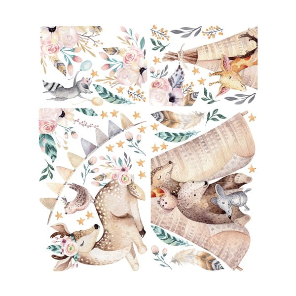 Dječje naljepnice na ambijenskom zidu-image-3