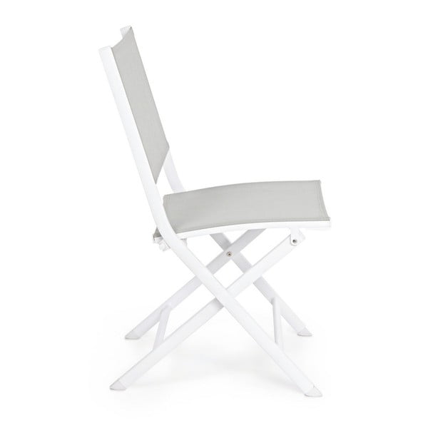 Bijela metalna vrtna stolica Elin   – Bizzotto-image-3