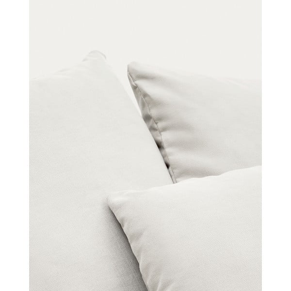 Bijela presvlaka 140 cm Nora – Kave Home-image-4