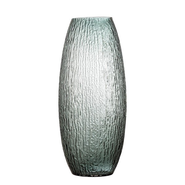 Siva staklena ručno izrađena vaza (visina 50 cm) Brock – Bloomingville