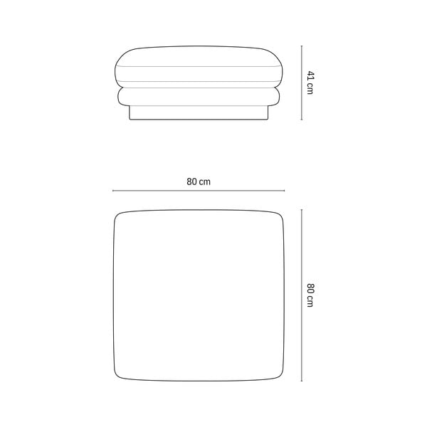 Bež tabure Torino – Micadoni Home-image-3