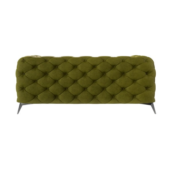 Zelena baršunasti sofa 185 cm Chelsea – Ropez-image-2