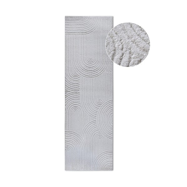 Krem staza 80x240 cm Chappe Cream White – Elle Decoration