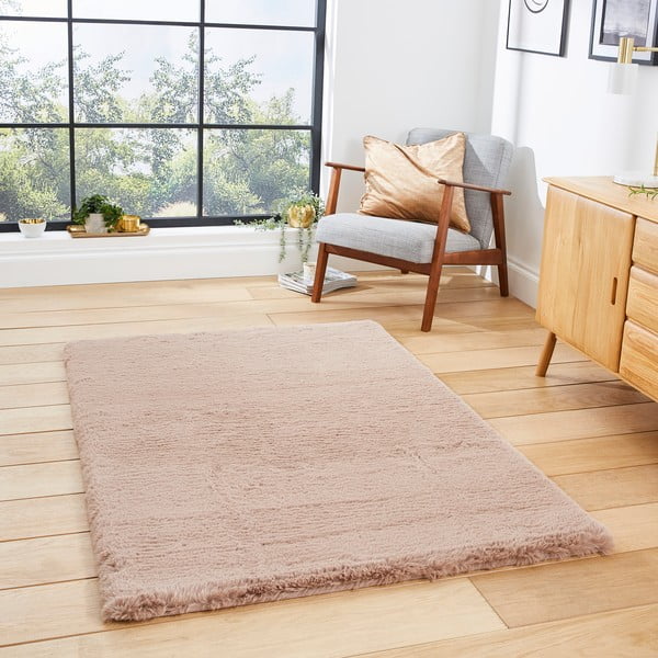 Svijetlosmeđi tepih Think Rugs Super Teddy, 80 x 150 cm-image-1