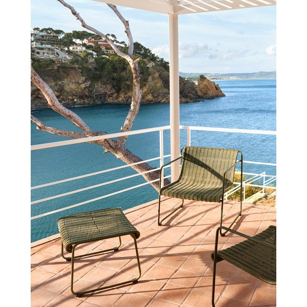 Zeleni vrtni tabure Maurina – Kave Home-image-1