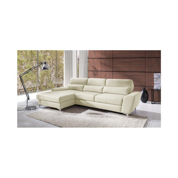 Krem kutni kauč na razvlačenje Windsor &amp; Co. Sofe Omega, lijevi kut-image-4