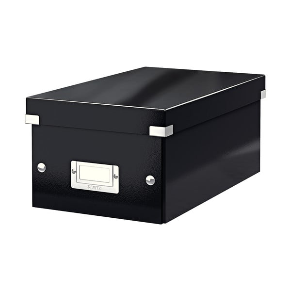 Crna kutija za pohranu s poklopcem Leitz Click&Store, duljina 35 cm