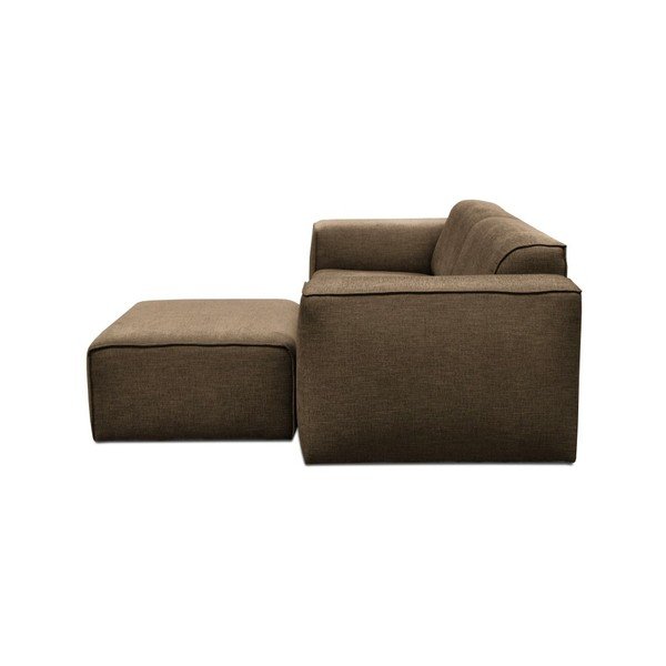 Svijetlosmeđi trosjed s tabureom Cosmopolitan Design Phoenixom-image-2