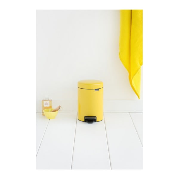 Žuta kanta za otpatke s pedalom Brabantia Newicon, 3 l-image-1