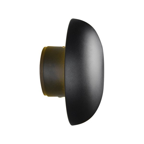 Mat crna LED zidna lampa s USB Davey – Trio-image-2